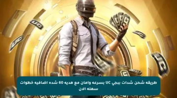 طريقة شحن شدات ببجي UC بسرعة وأمان مع هدية 60 شدة إضافية خطوات سهلة الآن